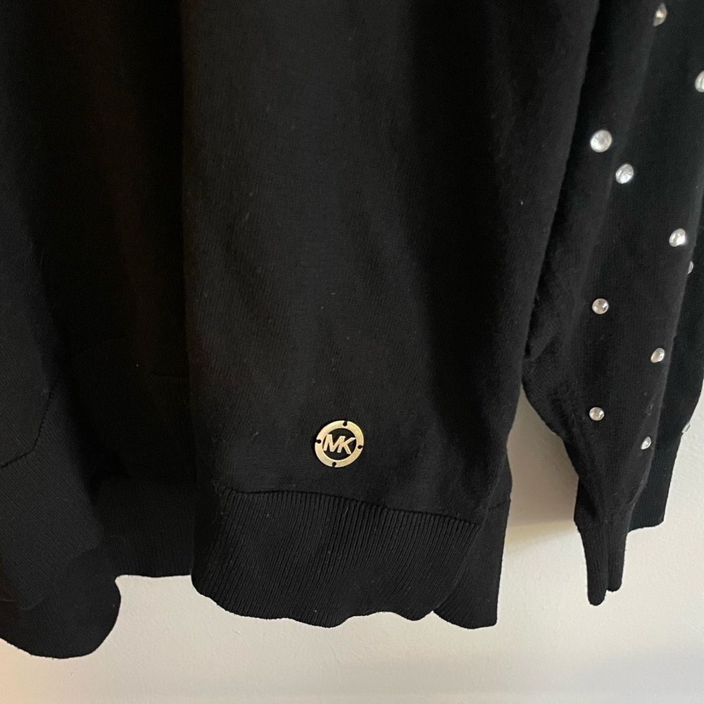 Michael Kors Black Knit Top